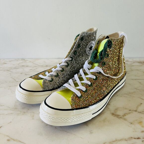 Converse Other - CONVERSE x JW ANDERSON Gold Silver Glitter Chuck 70 High Top - US 10.5 M/12.5 W